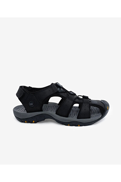 Greyder Erkek Siyah Hakiki Deri Sandalet 6Y1CS14630