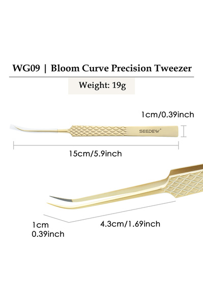 Choice9 WG09 SEEDEW Professional Stainless Steel MicroFiber Tip Precision Twe...
