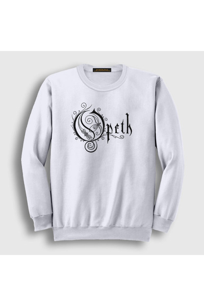 Presmono Unisex bela majica sa logotipom Opeth 101048tt