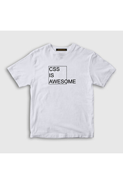 Presmono Unisex dečji beli CSS je sjajan softver za programere i inženjere T-...