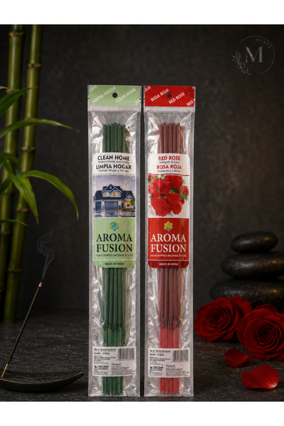 Morey Aroma Fusion 20 Adet Organik Çubuk Tütsü 2 Paket (50 CM - 3 SAAT YANMA ...