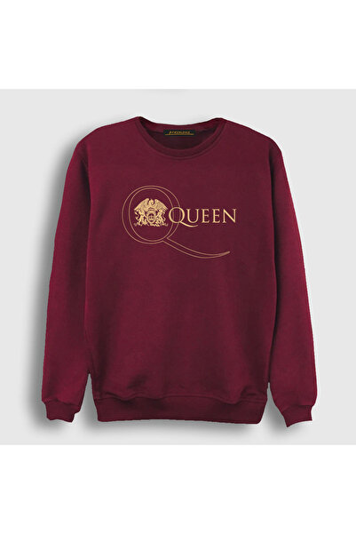 Presmono Unisex klaret crvena zlatna majica sa logotipom kraljice 101810tt