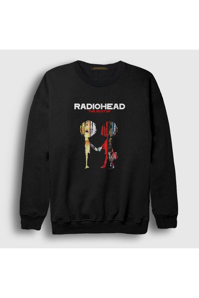 Presmono Unisex crna najbolja Radiohead majica 103991tt