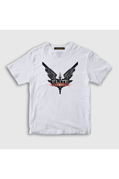 Presmono Unisex deca - igra sa belim logotipom Elite Dangerous T-shirt 511218tt
