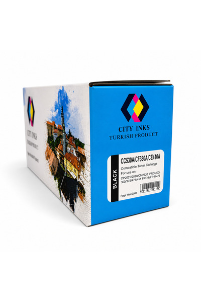 City Inks Turkish City Ink compatible ink cartridge for HP 305A Black – CC530...