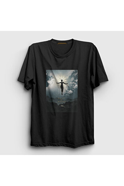 Presmono Унисекс црна T-shirt од стране вукова“ 424701tt