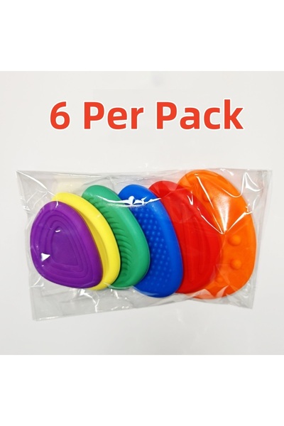 Choice 6Pcs Random 6Pcs Finger Sensory Stone Autism Kid Calming Sensory Stone...