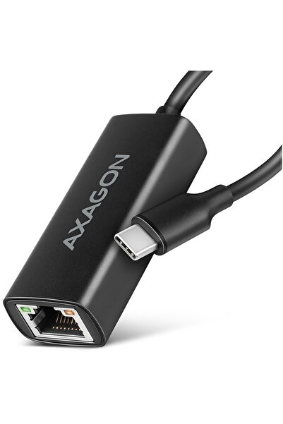Axagon Adaptor retea ADE-ARC, USB-C 3.2, RJ-45, Negru