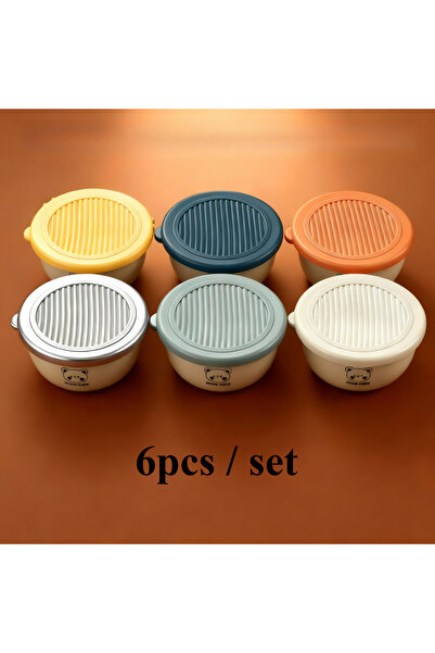 Choice7 WORTHBUY Bear Mix 6pcs 2/6pcs Mini Salad Sauce Container Outdoor Port...