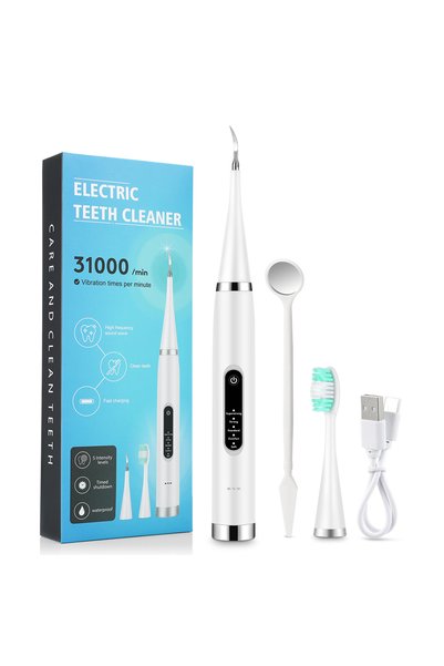 Choice1 white type Electric Dental Scaler For Teeth Tartar Stain Tooth Calcul...