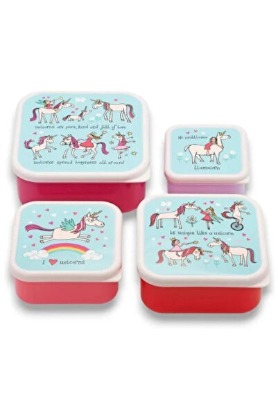 Tyrrell Katz 4.lü Beslenme / Atıştırma Kutusu Unicorn