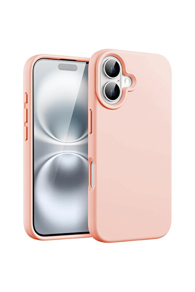 Casey Studios Silicone case iPhone 16, with microfiber, thin, protective, rai...