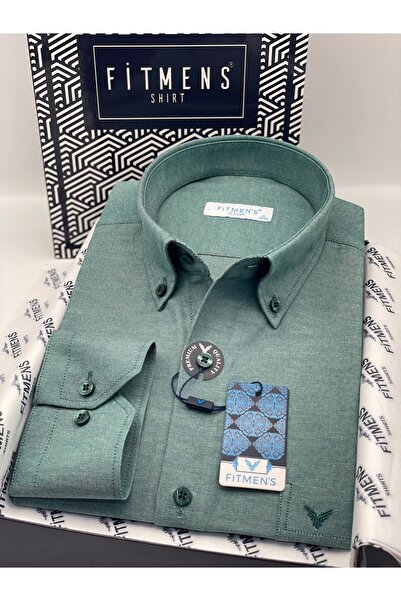 Fitmens Classic Long Sleeve Cotton Collared Buttoned Gift Boxed Easy-Iron Men...