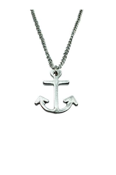 Herşey Nota Unisex Necklace with Ship Anchor Figure – Antique, Elegant and Sa...