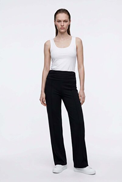 HAKKE High Waist Flowy Palazzo Pants