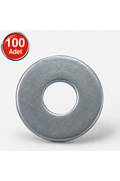 ALETÇANTAM Demir Pul Galvanizli 1/4 (7 Mm X 18 Mm X 1mm) 100'lü Paket