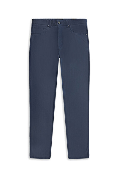 Abdullah Kiğılı Pantaloni din Lycra Canvas / Chino cu croială standard