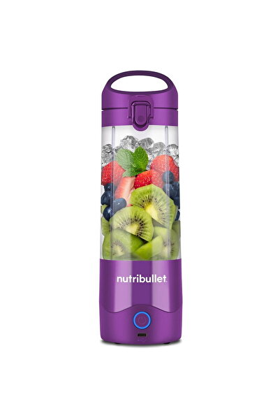 Nutribullet Blender portabil Nutribullet® NBP003PU, Cupa 475 ml, USB-C, Mov