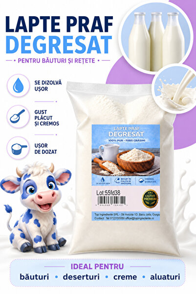 Top Ingrediente Lapte Praf Degresat 2x500g