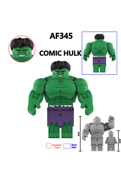 Choice1 AF345 2025 New AF345 Hot Movie Hulk Hero Character Building Blocks To...