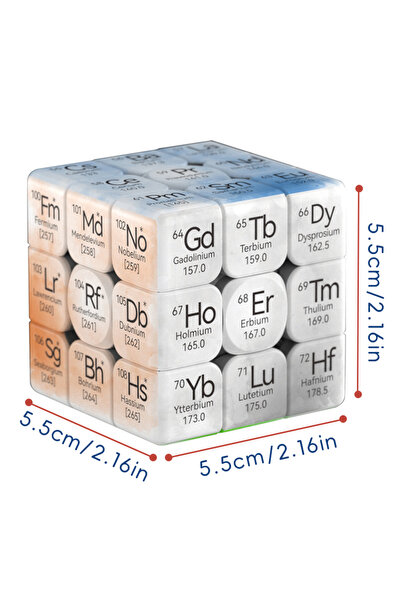 Choice1 ZNX409 The Periodic Table Cuberspeed ZIINA STAR 3x3 Speed Cube Puzzle...