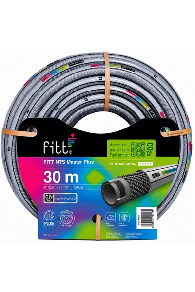 Fitt NTS Master Plus Ultra Dayanıklı Bahçe Sulama Hortumu 30 Metre