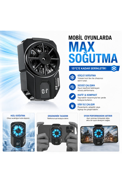 MemoDigital DL-A3 Cep Telefon Soğutma Fanı