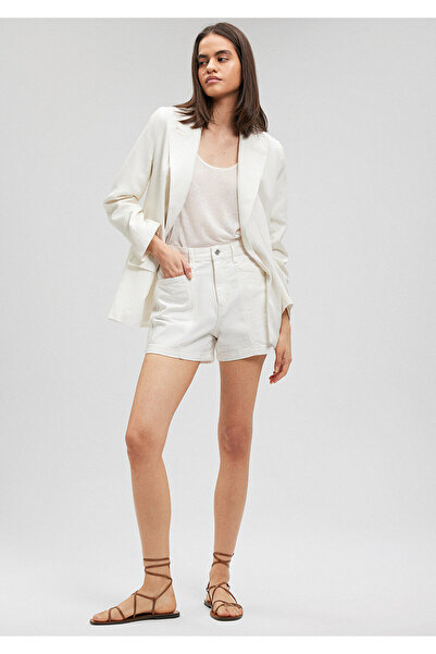 Mavi Nova Mediterranean White Jean Shorts 1410120 -87092
