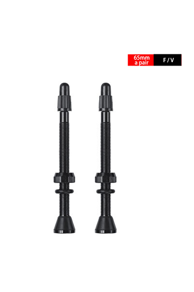 Choice4 Black 65mm Bicycle Tubeless Tire Valve Carbon Rim Presta Valves 45 65...