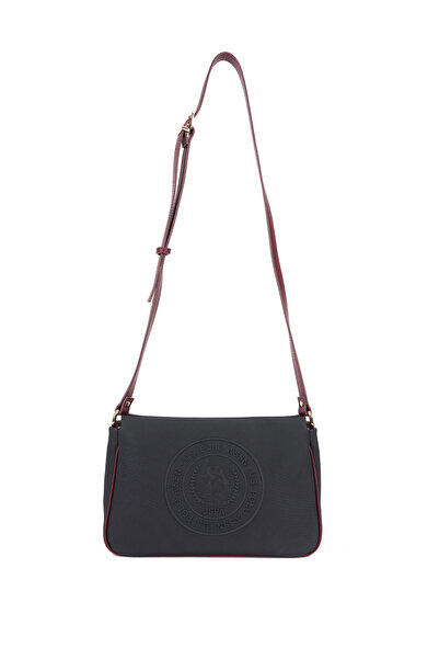 U.S. Polo Assn. Navy Blue-Claret Red Women's Messenger Bag Us26672