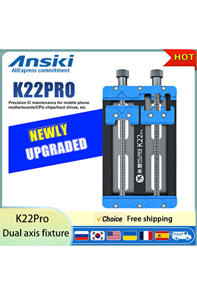 Choice جهاز إصلاح الهواتف Mijing K22Pro ذو المحمل المزدوج لتركيب لوحة الأم، ل...