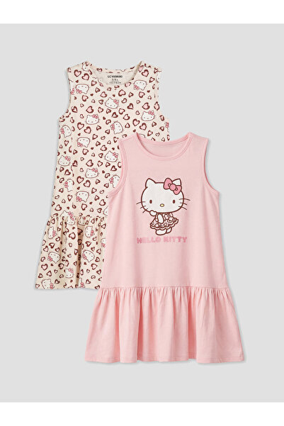 LC Waikiki Rochie de fete cu imprimeu Hello Kitty, pachet de 2