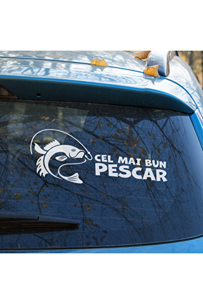 OEM Sticker auto (30cm) - Cel mai bun pescar