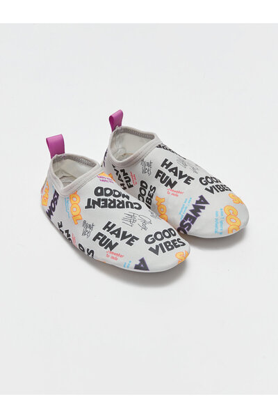 LC Waikiki Printed Boys' Aqua Shoes