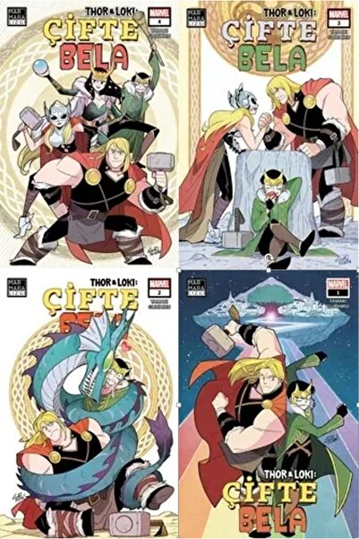 Genel Markalar Thor & Loki: Çifte Bela - Sayı 1-2-3-4 Set (4 Ayrı Fasikül)