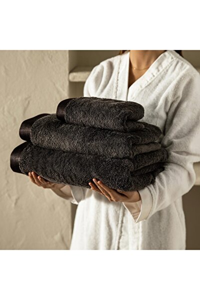 Chakra Floss Bambu El Havlusu 30X50 Cm Antrasitgrey