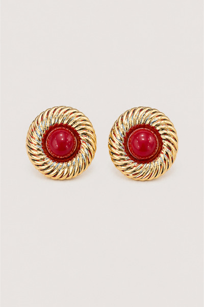Meva Takı ve Aksesuar Aurora Spiral Earrings I Mev'Art Collection