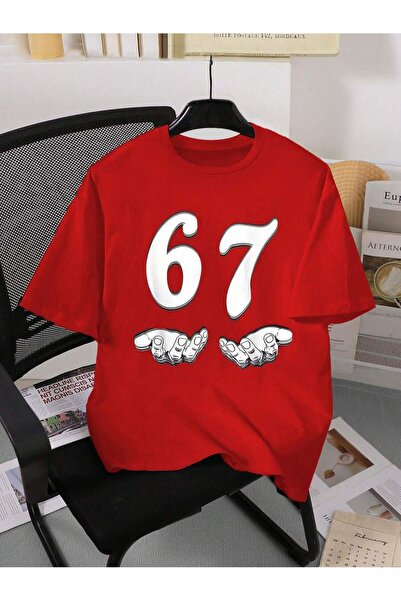 SVART WEAR Six Seven 67 Παιδικό και εφηβικό μπλουζάκι με στάμπα, 100% βαμβακε...