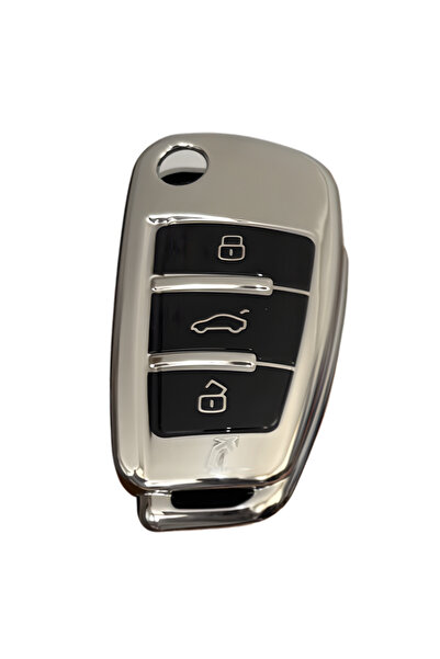 AutoHan Keys غطاء حماية نانو متوافق مع سيارات أودي A1، A3، A4، A5، A6، A7، Q3...