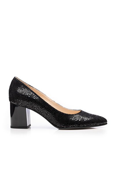UrbanShoes Pantofi eleganți damă din piele naturală - 1462 Negru Box Lucios V...