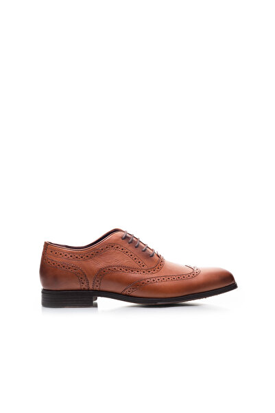 UrbanShoes Pantofi eleganţi bărbaţi din piele naturală, Leofex - 659 Cognac Box