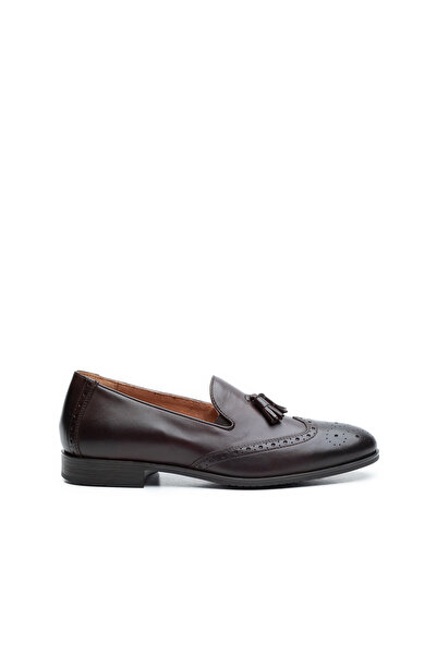 UrbanShoes Pantofi eleganti barbati din piele naturala cu ciucuri,Leofex - 52...