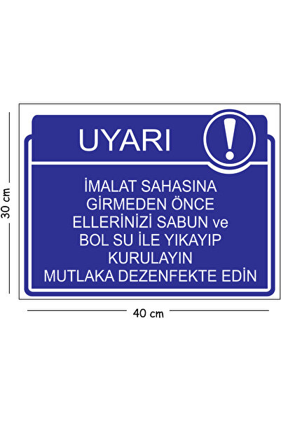 Mayeka Before Entering the Metal Manufacturing Area, Wash Your Hands with Soa...