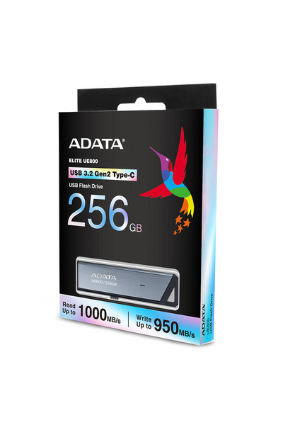 Adata Memorie USB UE800 (AELI-UE800-256G-CSG) - Tip C (USB 10Gbps), 256GB, Pâ...