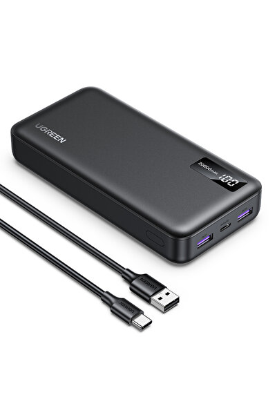 Ugreen Power Bank PB312 (25683) - Încărcare rapidă, Afișaj digital, 20000mAh,...