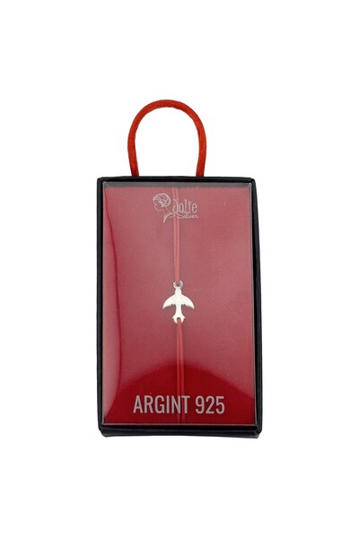 Crocodileskids Bratara Snur Reglabil, Argint 925, Randunica, Argint OEM, 0.48 g