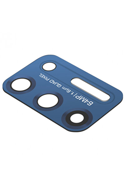 Aftermarket Geam Camera Spate Motorola Moto G9 Plus, Albastru