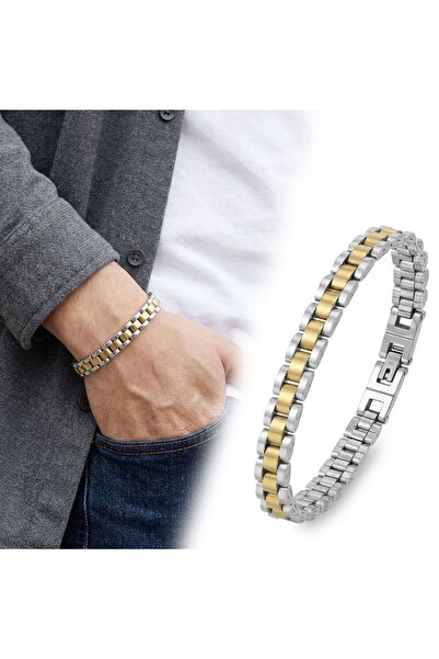 ALZA 316L Men's Full Steel Bracelet - with Velvet Gift Box - Premium Quality