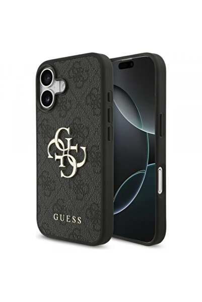 Stef's Cat Θήκη για Apple iPhone 17, Guess, 4G Μεγάλο Λογότυπο, Μαύρο
