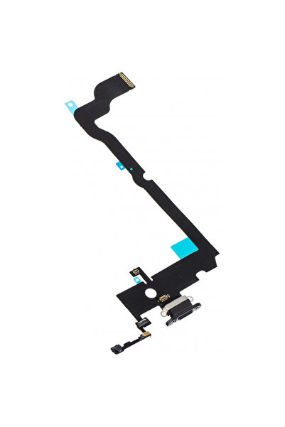 Aftermarket Banda cu Conector Incarcare - Microfon Apple iPhone XS Max, Negru